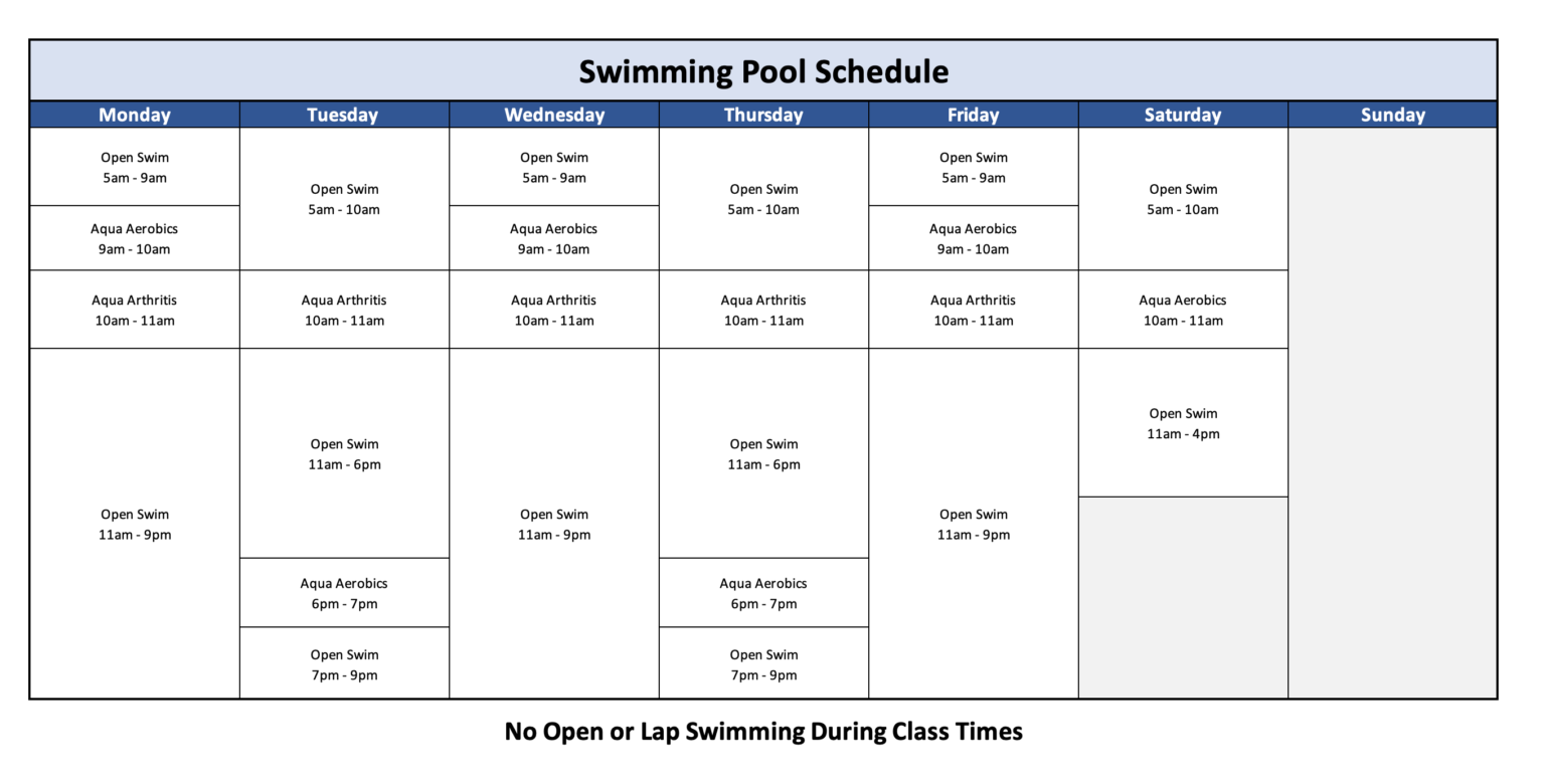alton max sports swimming pool schedule
